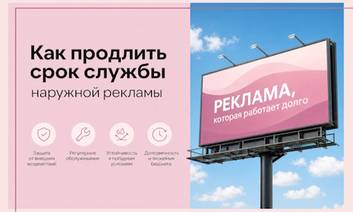 Как продлить срок службы наружной рекламы в Красногорске